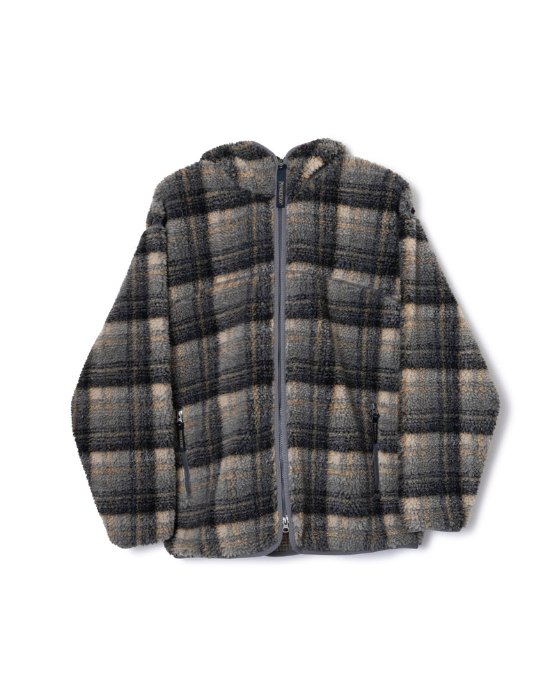 ジャガードジップフーディ