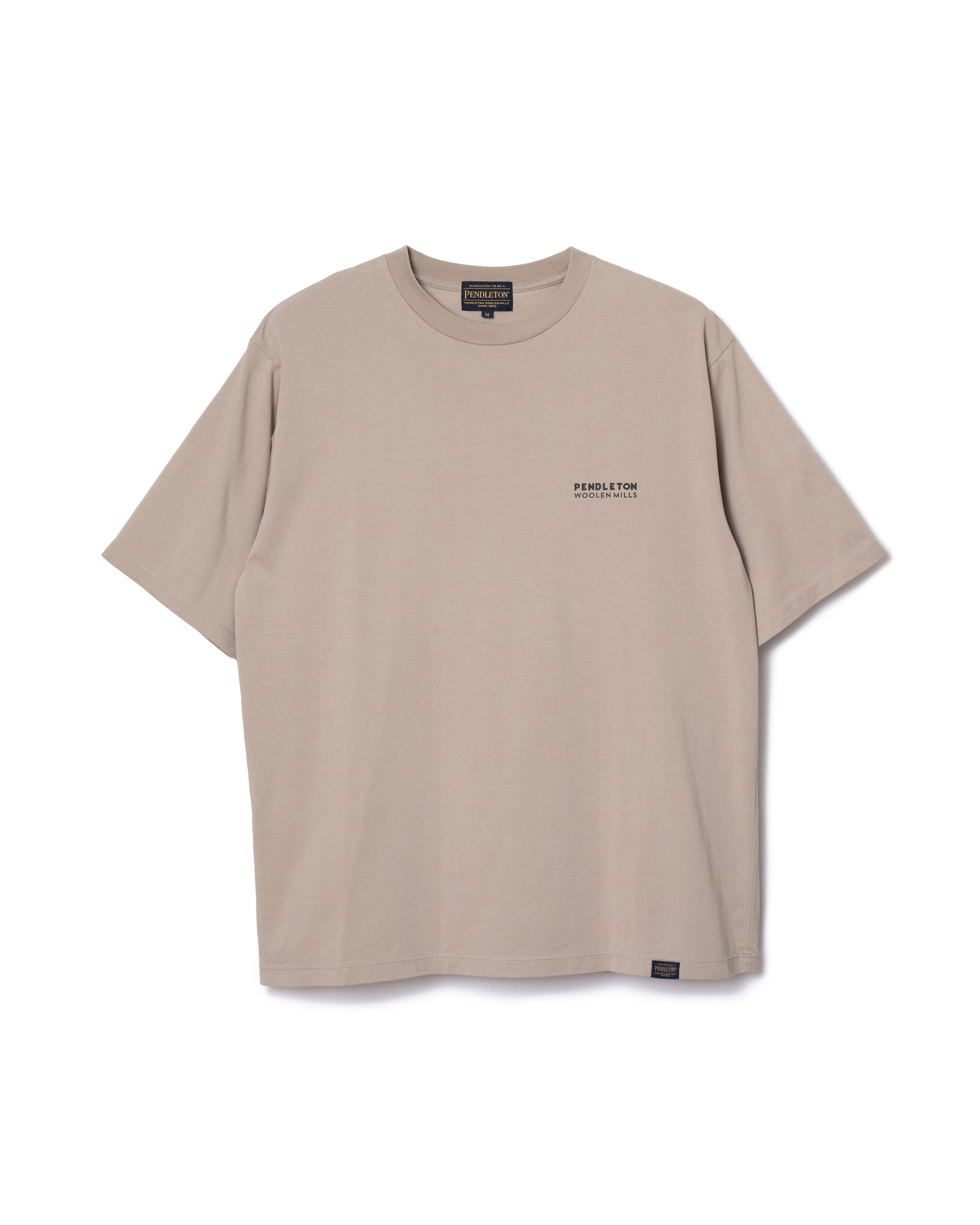 バックプリント・プレーティング天竺Tシャツ - GREGE【BUFFALO