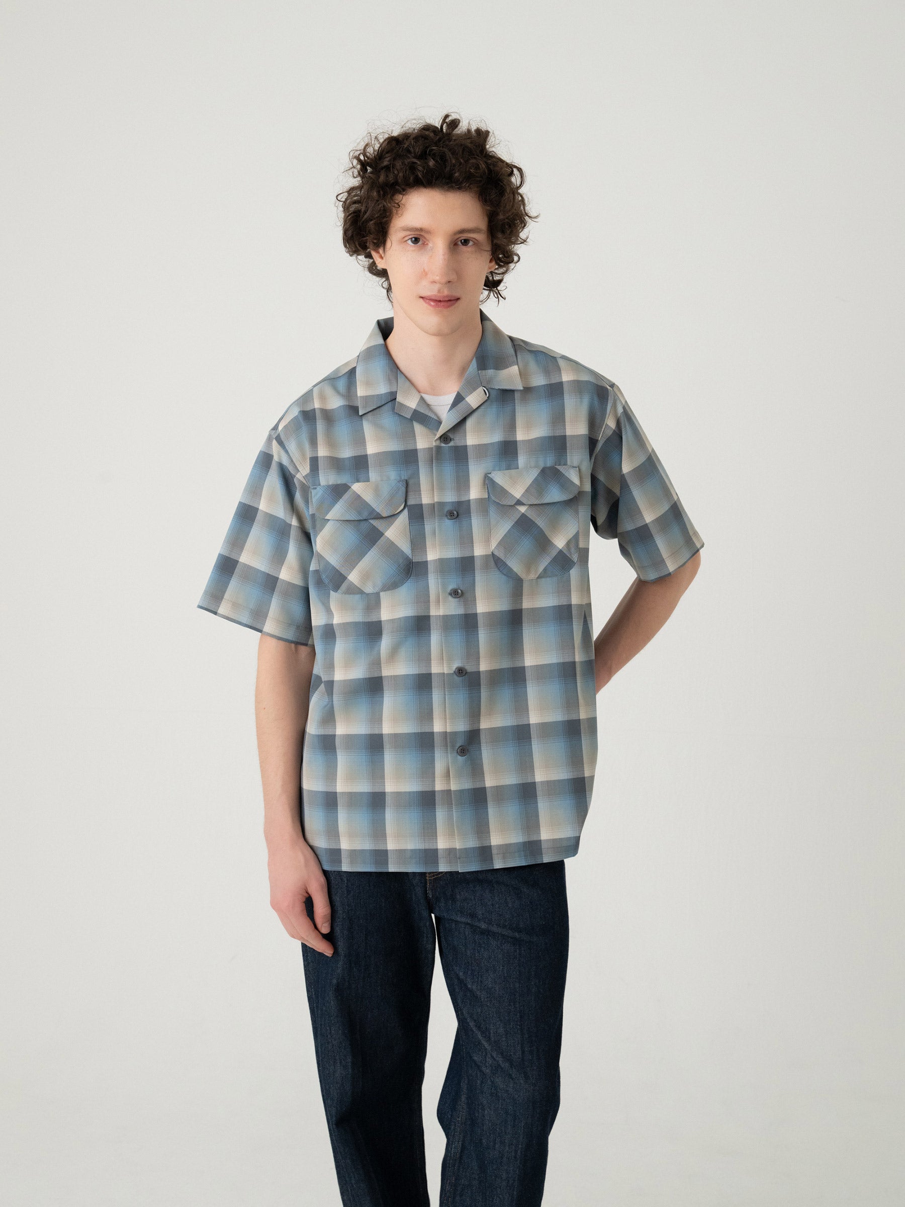 オープンカラー・シャツ・S/S - SLATE/GRAY – PENDLETON WOOLEN MILLS