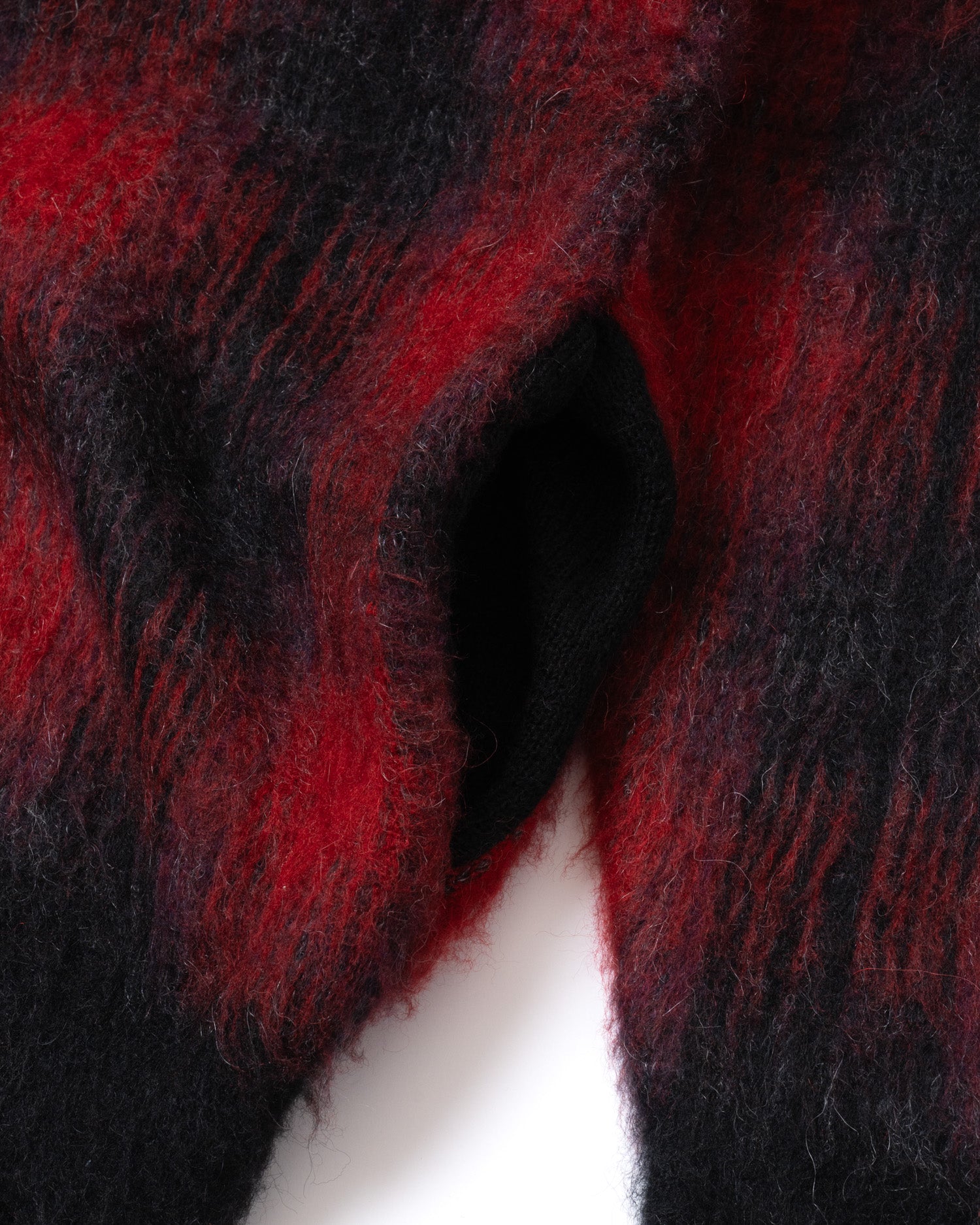 モヘア混シャギーチェックカーディガン – PENDLETON WOOLEN MILLS