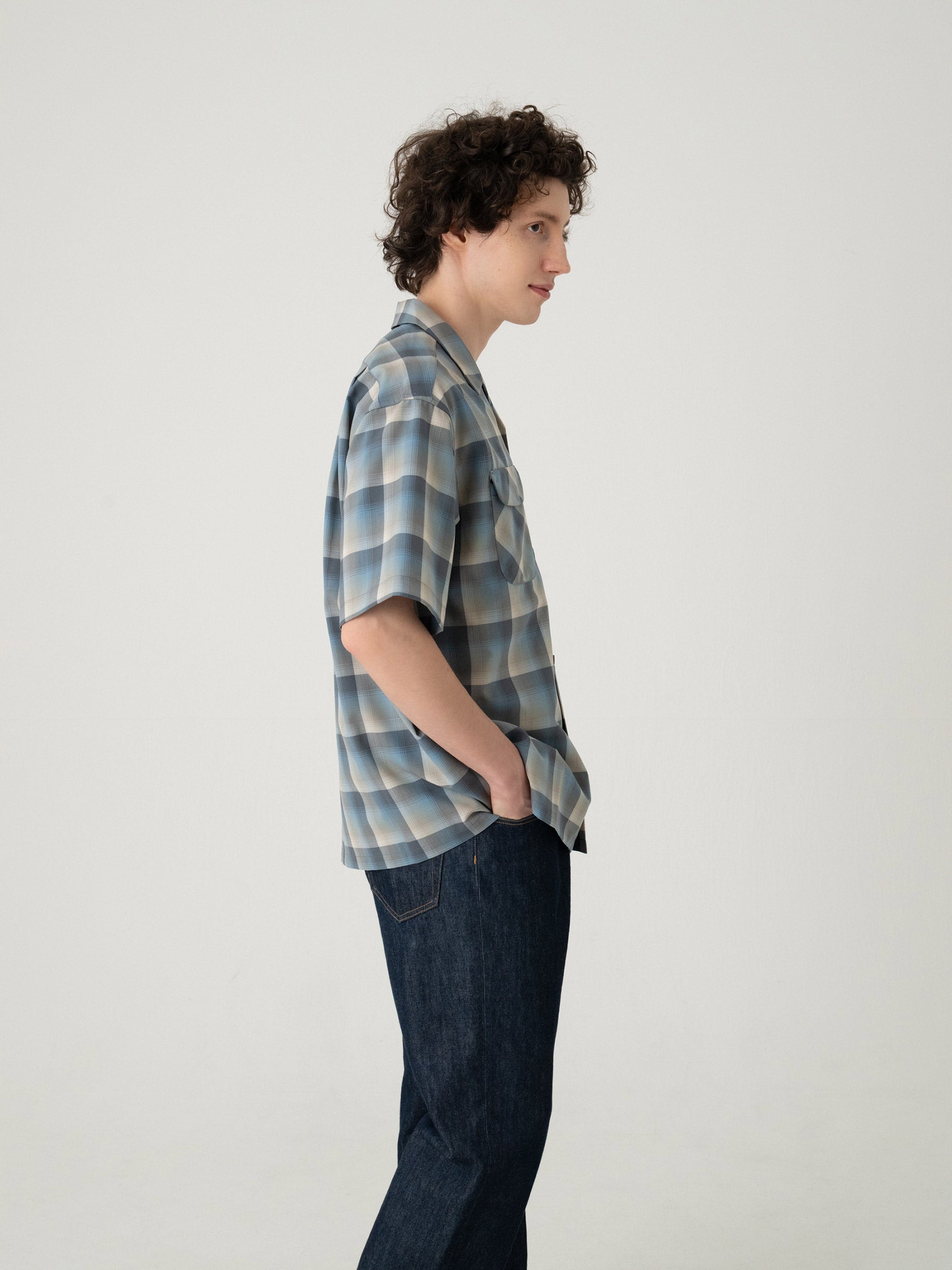 オープンカラー・シャツ・S/S - SLATE/GRAY – PENDLETON WOOLEN MILLS