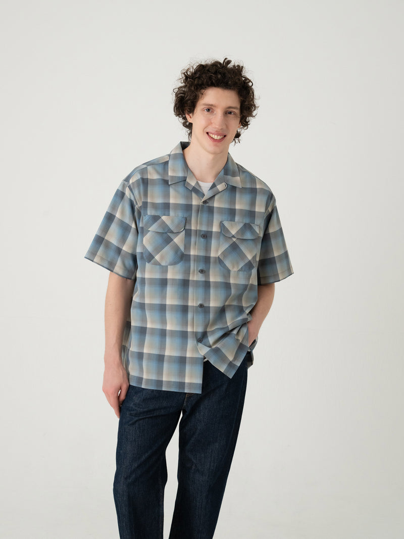 オフスケールウール S/Sシャツ - SLATE/GRAY