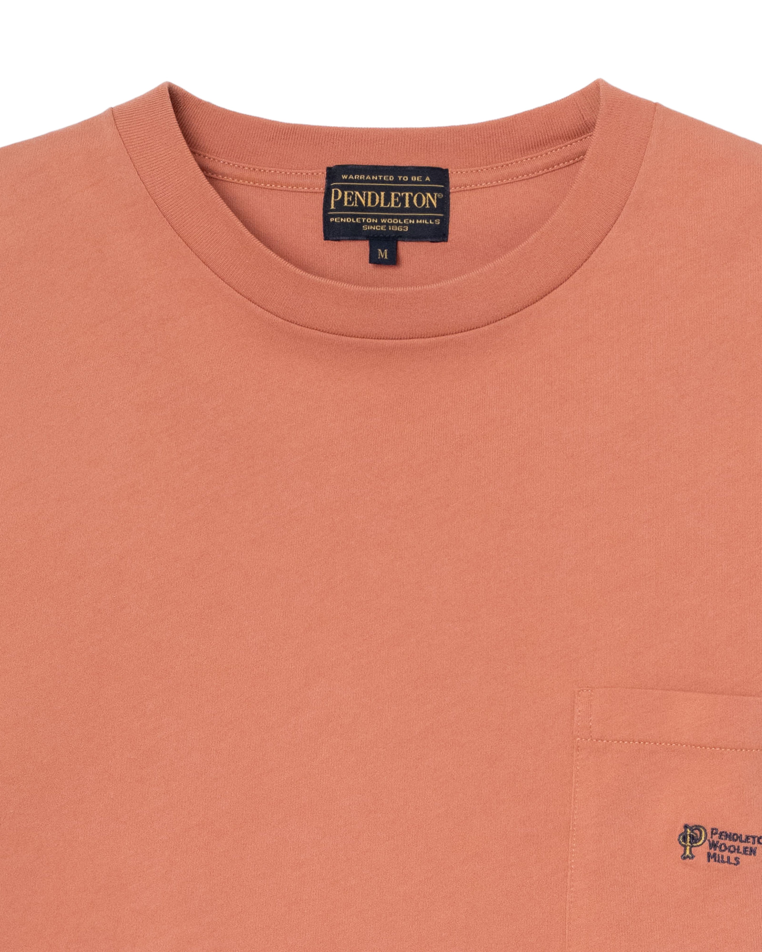 ワンポイント ポケットTシャツ - CORAL – PENDLETON WOOLEN MILLS