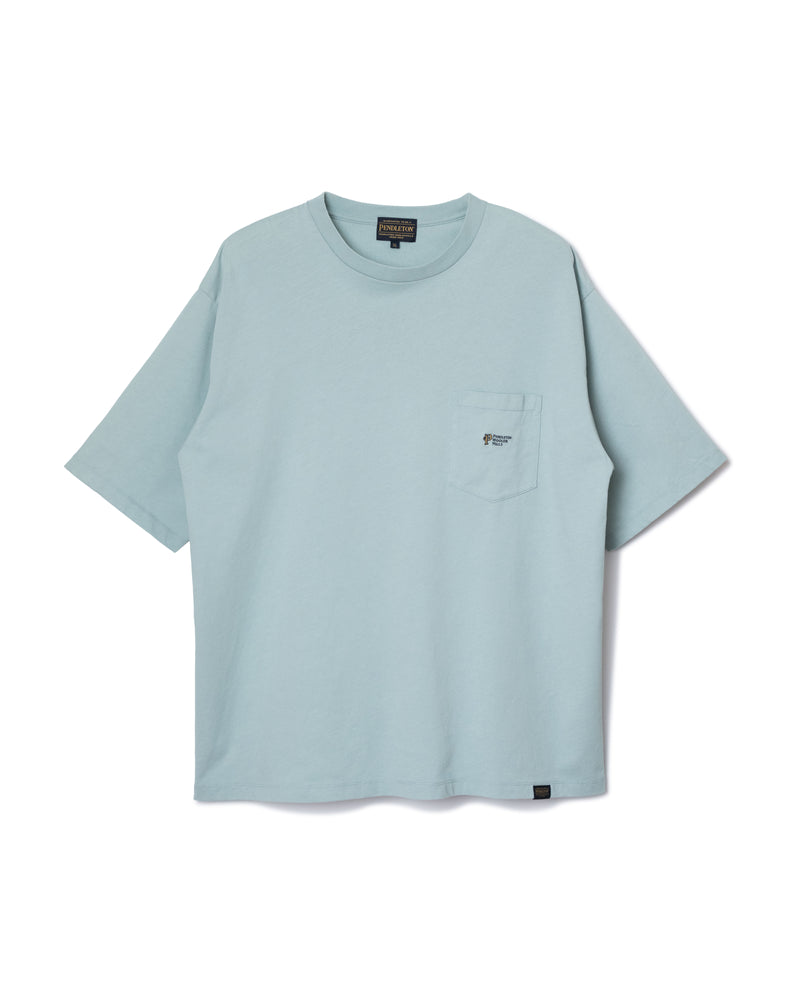ワンポイント ポケットTシャツ - MINT