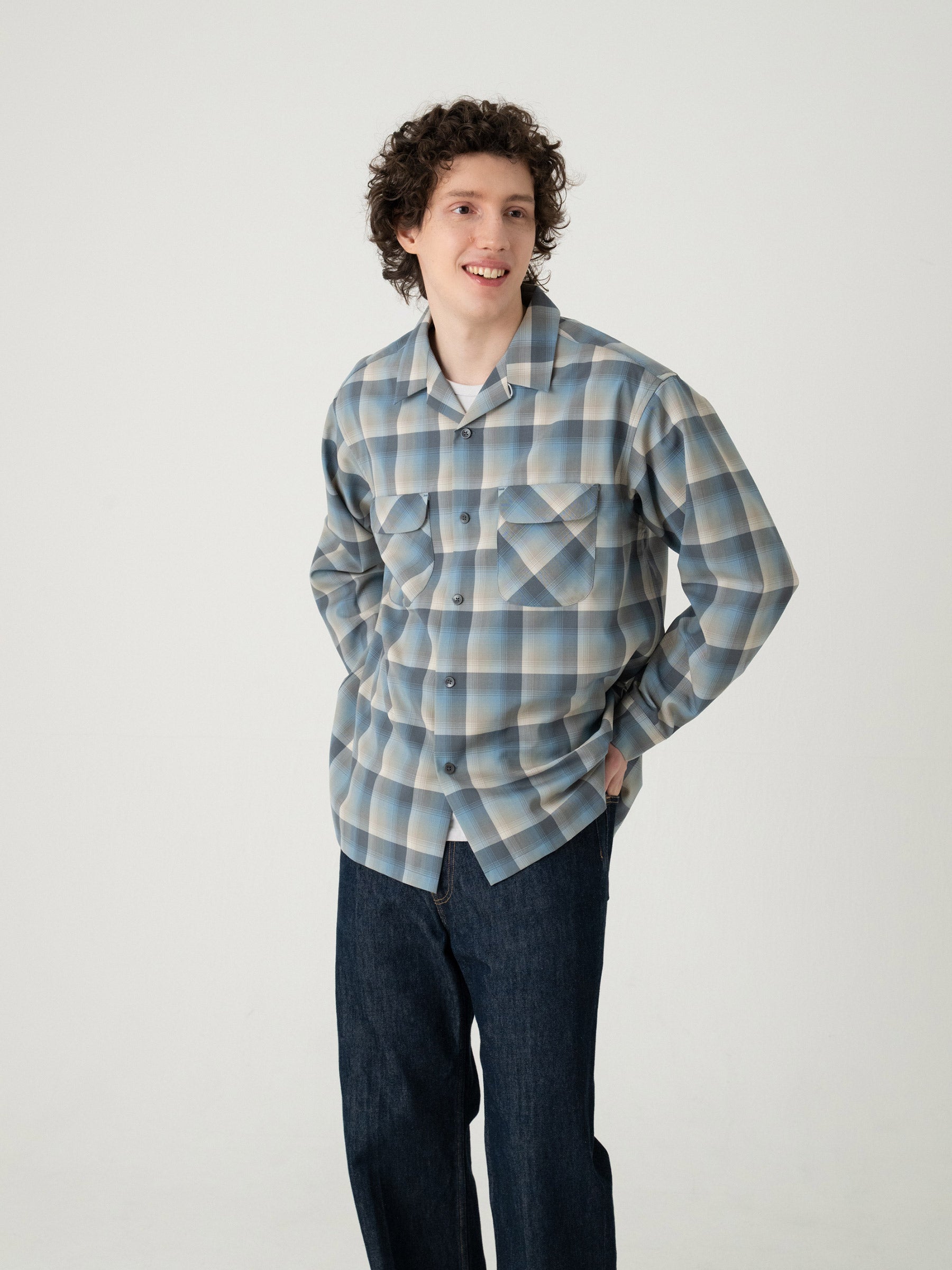 オープンカラー・シャツ - SLATE/GRAY – PENDLETON WOOLEN MILLS JAPAN