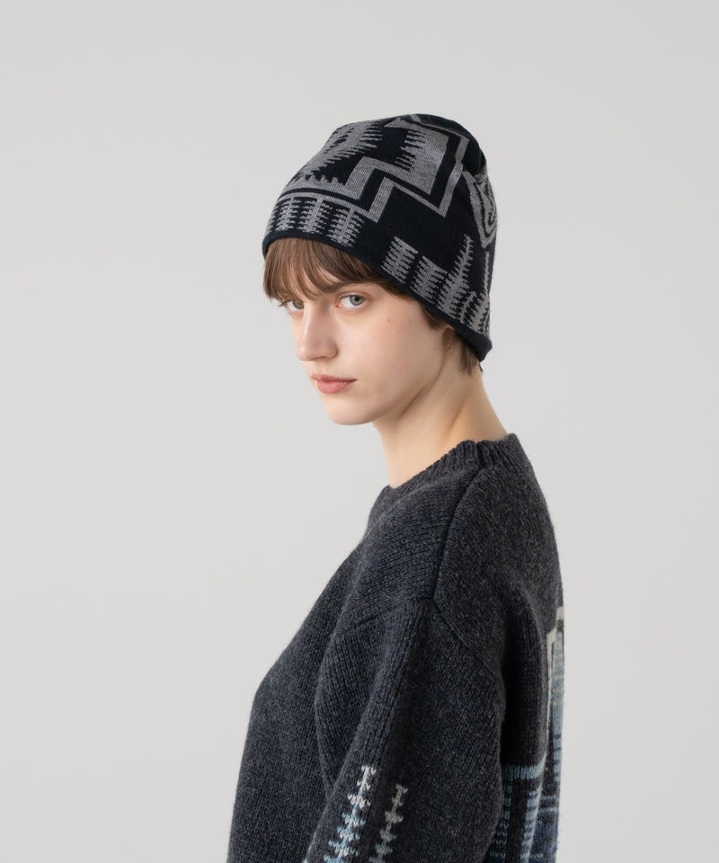 REVERSIBLE KNIT BEANIE