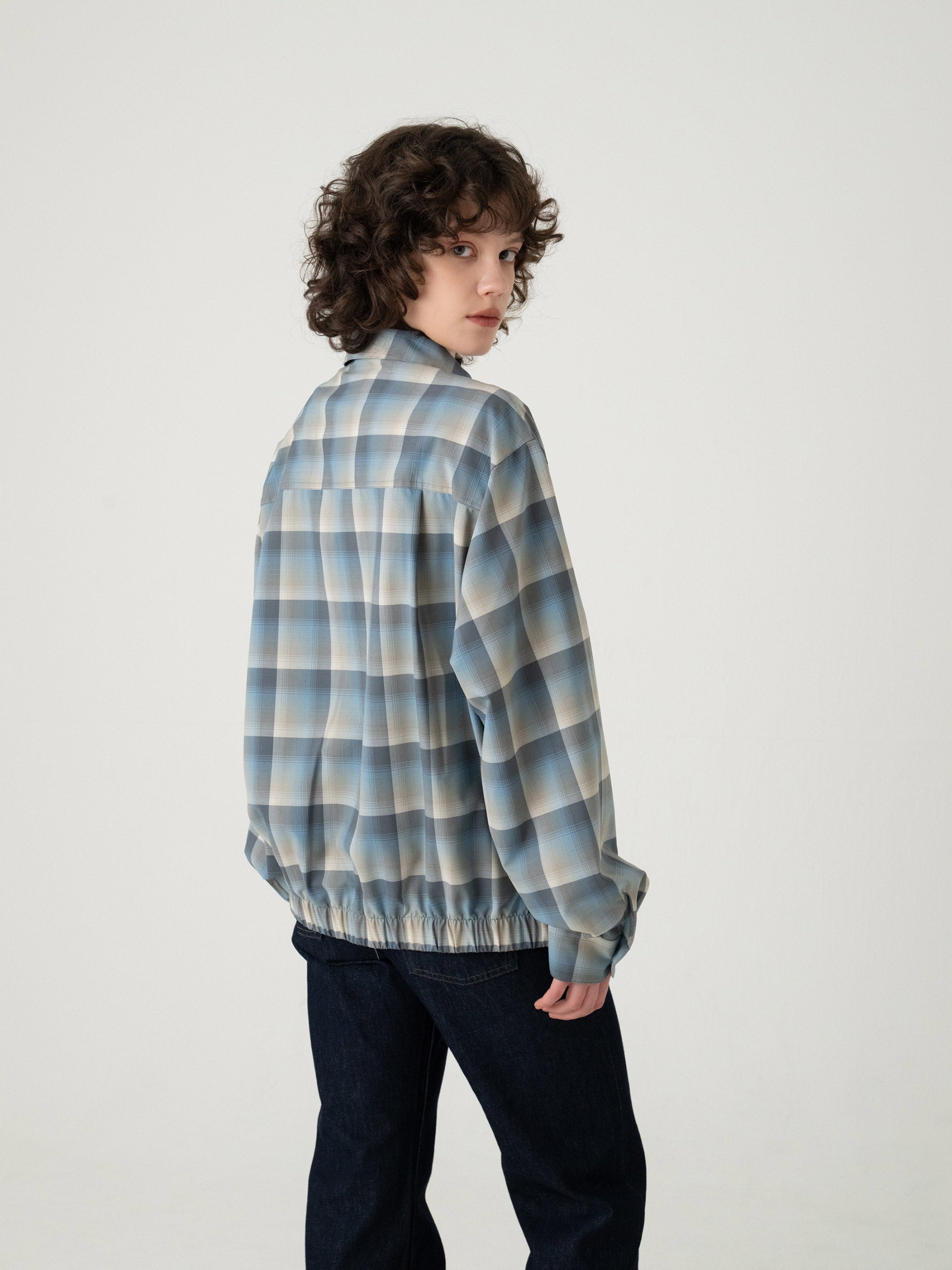 オフスケール ジップチェック ジャケット - SLATE/GRAY – PENDLETON