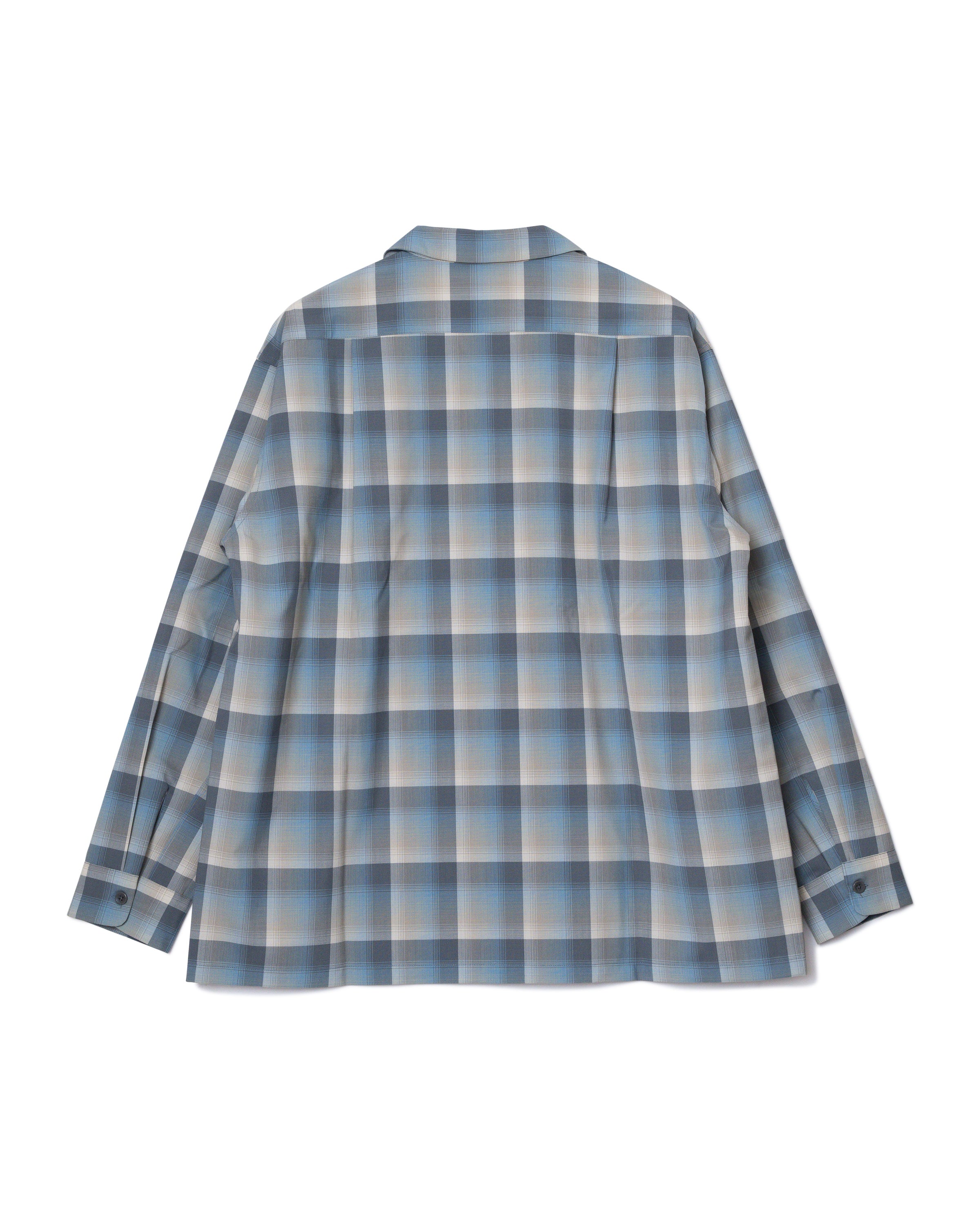 オフスケールウール L/Sシャツ - SLATE/GRAY / 長袖シャツ ロング