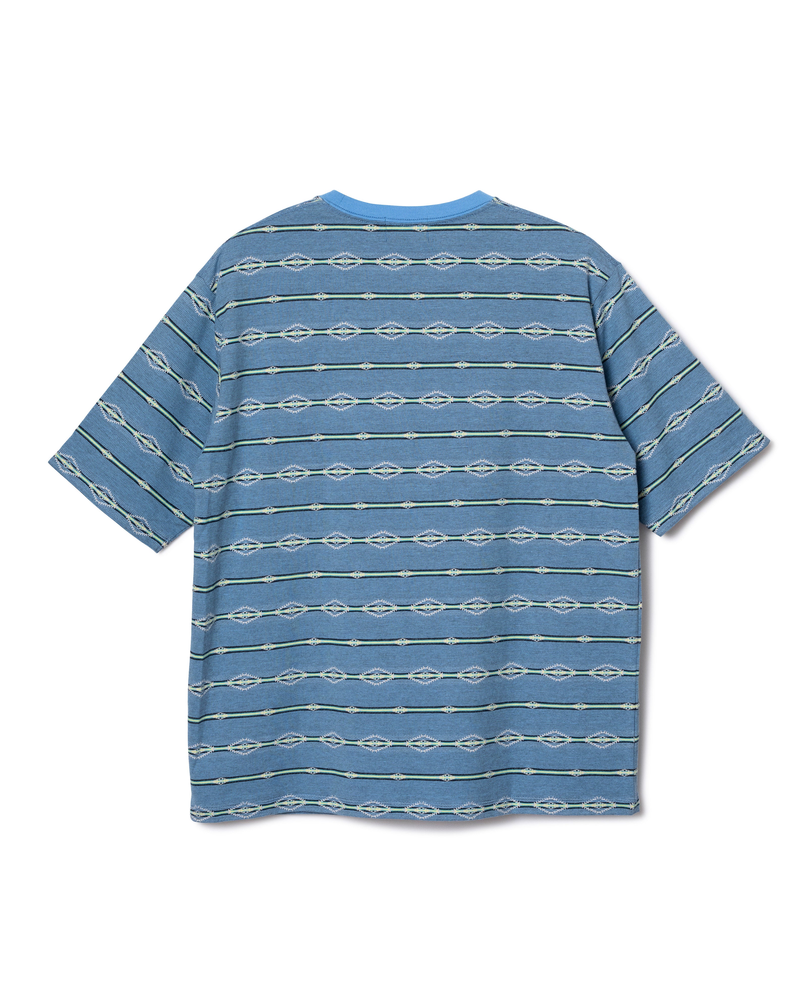 ジャガードボーダーTシャツ - BLUE【HELENA RIDGE】 – PENDLETON