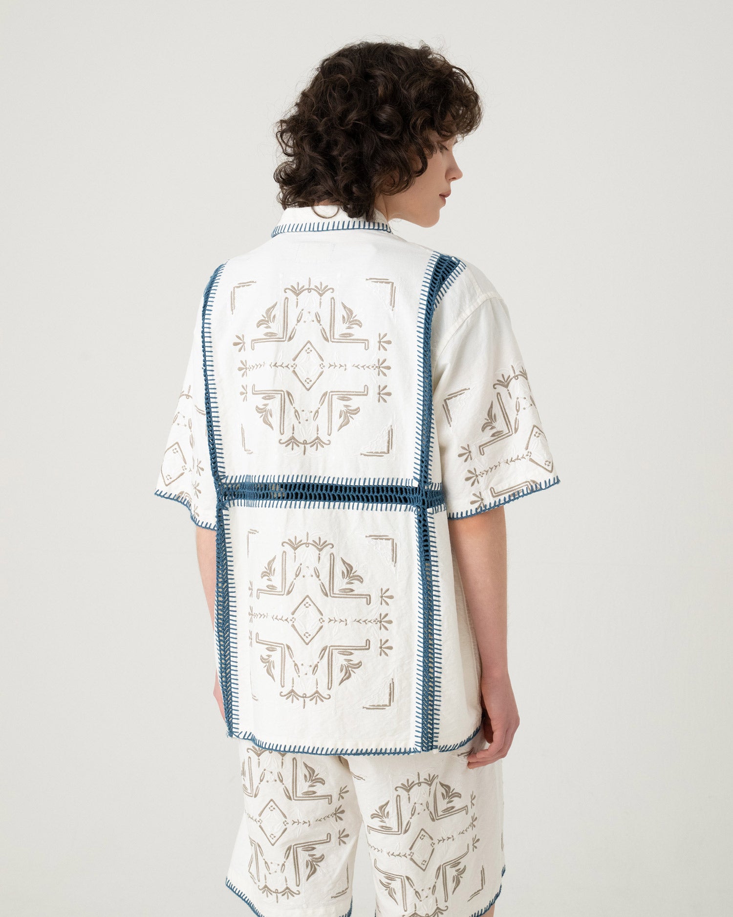 クロシェ・シャツS/S - TEAL 【LAUREL GROVE】 – PENDLETON WOOLEN