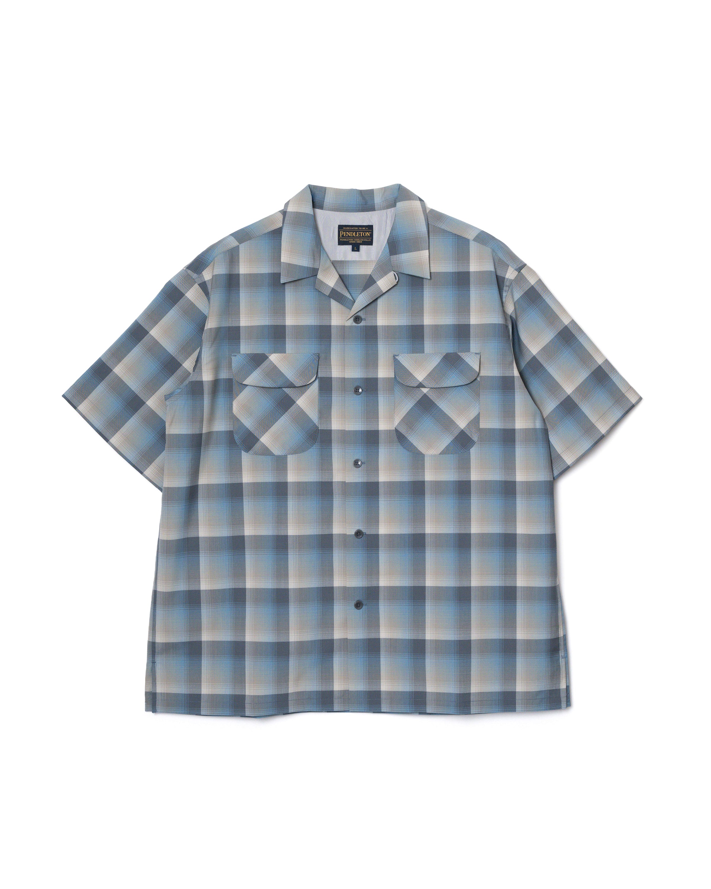 オープンカラー・シャツ・S/S - SLATE/GRAY – PENDLETON WOOLEN MILLS