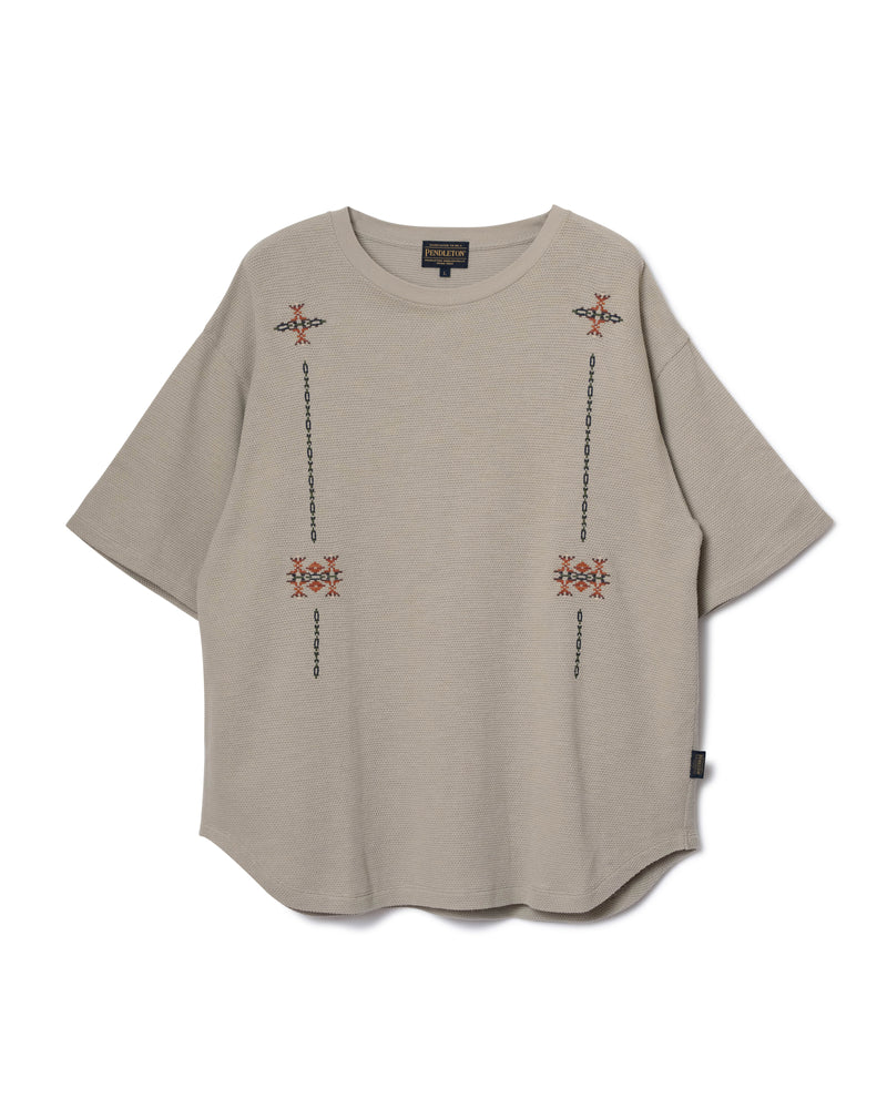 鹿の子刺繍 Tシャツ - GREGE【PAINTED HILLS】