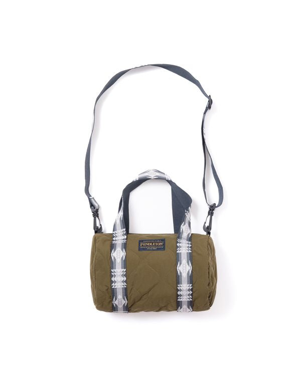 キルティング・ドラムバッグ