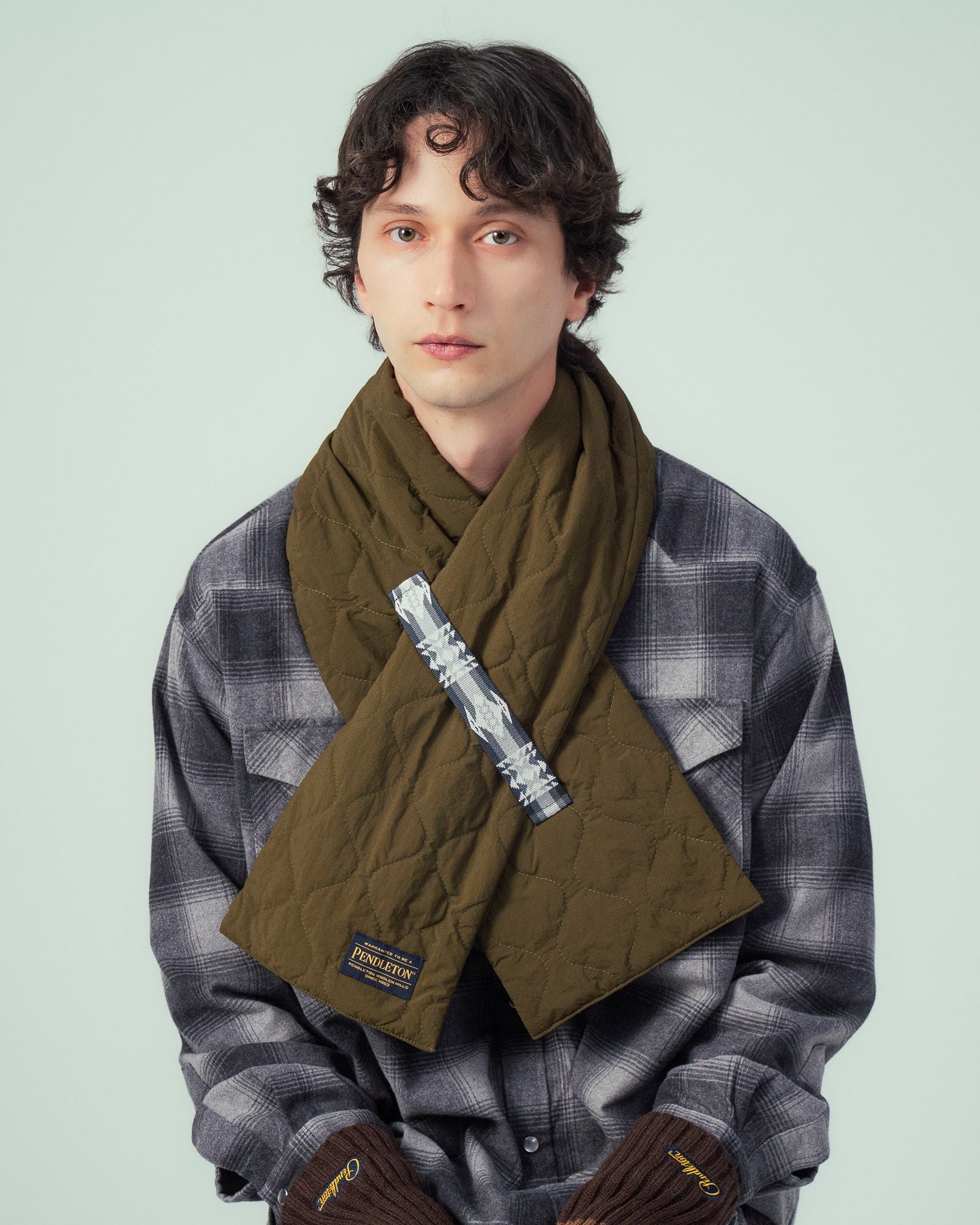 ベルギー製 80s DRIES VAN NOTEN キルティング マフラー image_290b25c7-8118-4f19-9905-