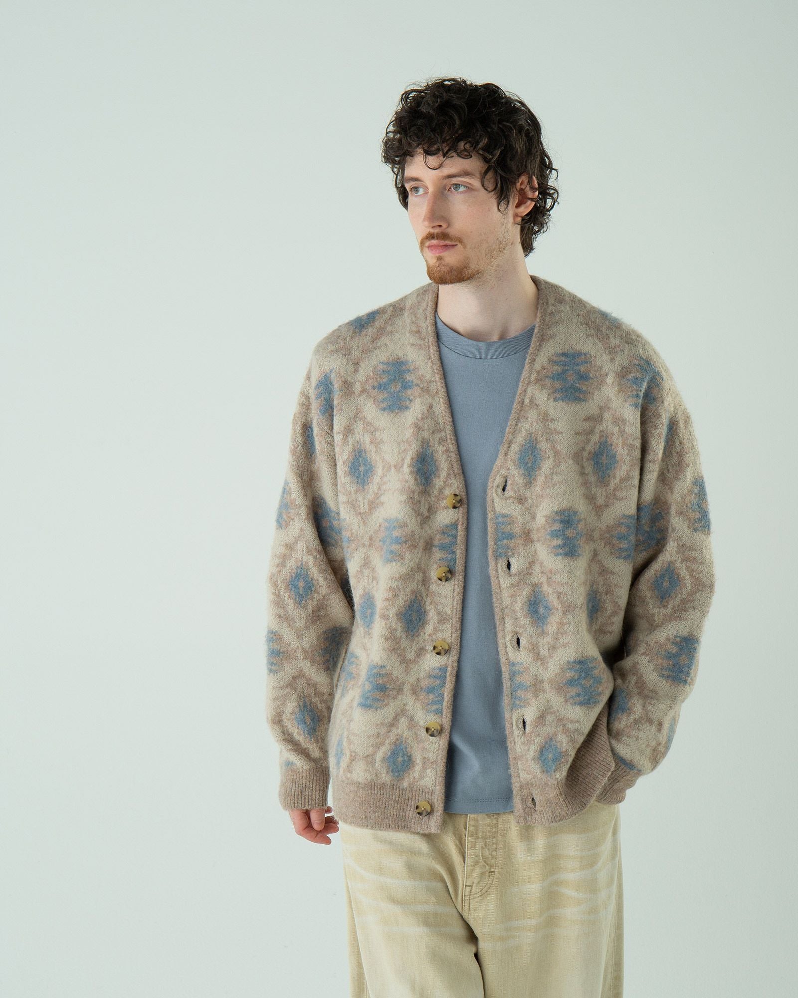 シャギーカーディガン