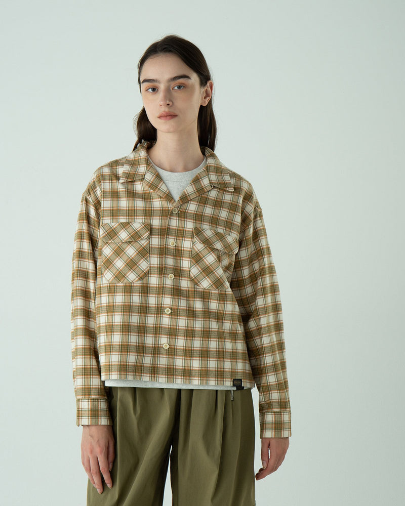 オープンカラーシャツ【レディース専用サイズ】