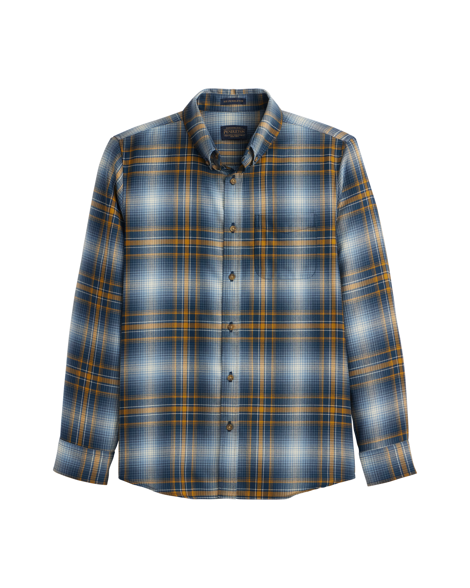 PENDLETON フランネルジャケット Mサイズ グレーとイエロー PENDLETON フランネルジャケット Mサイズ グレーとイエロー