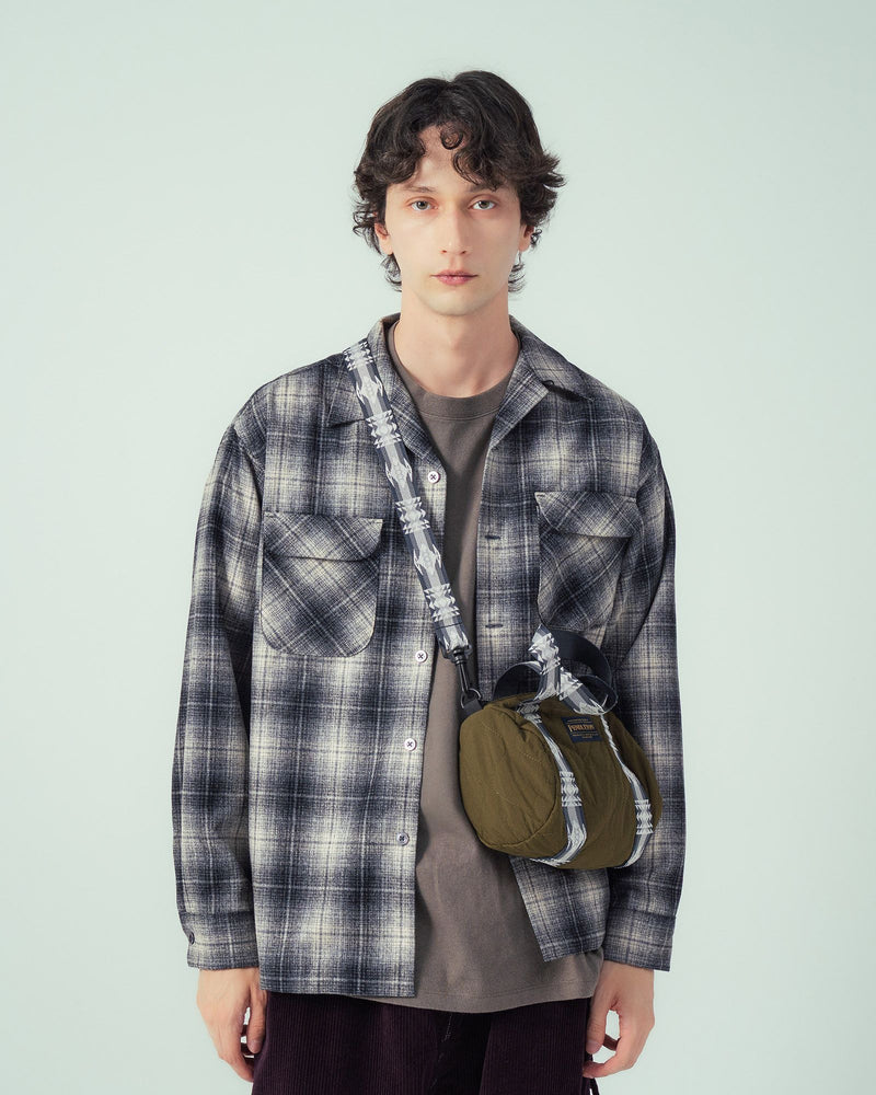 キルティング・ドラムバッグ