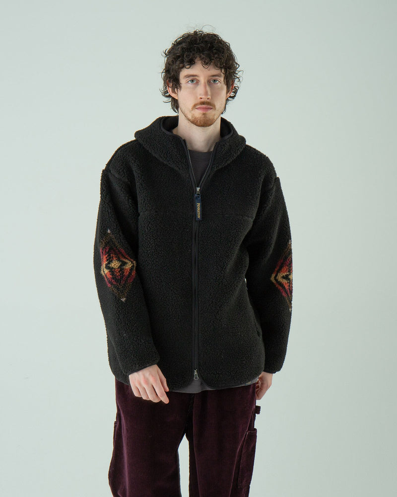 ジャガードジップフーディ