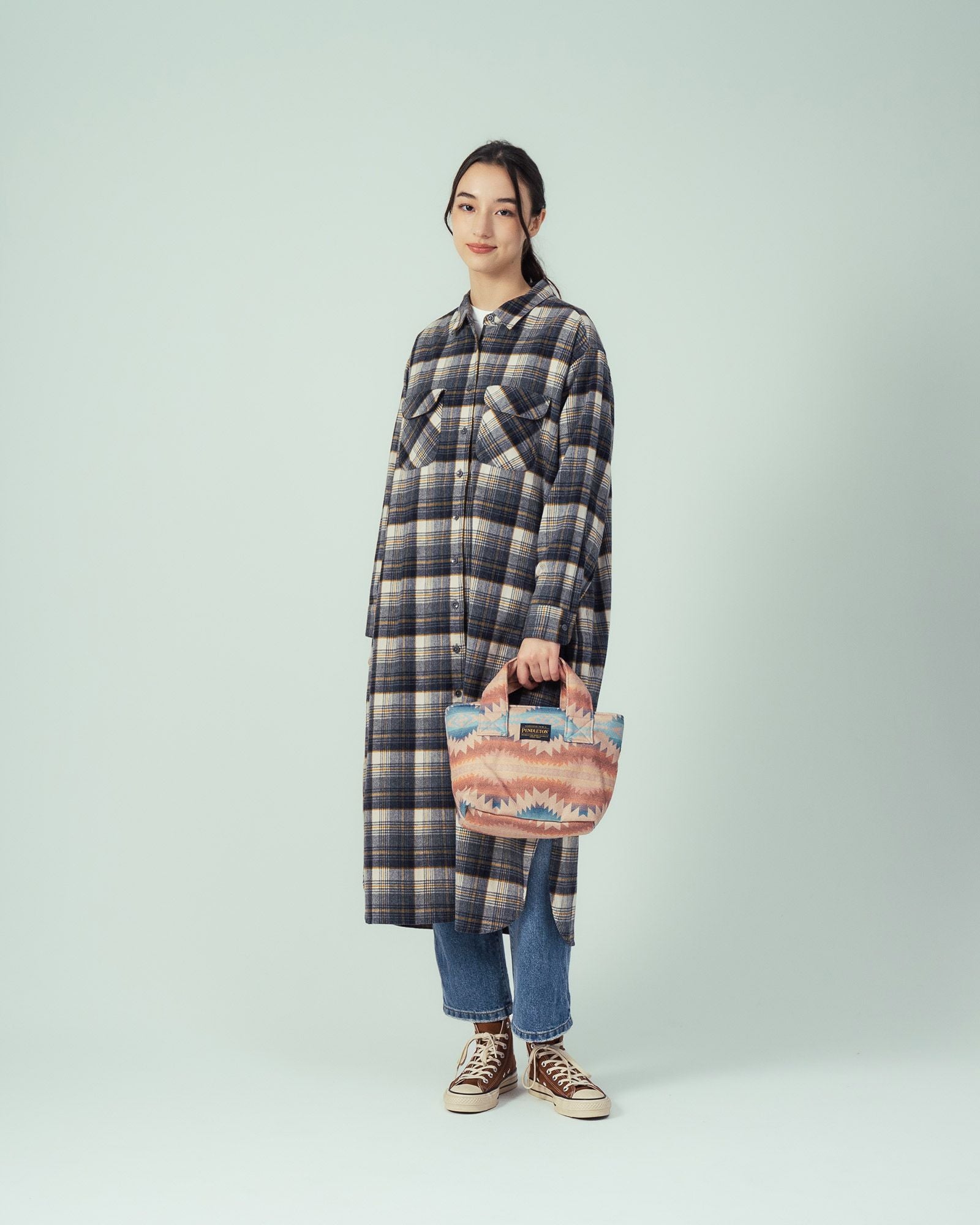 フランネル・トートバッグ