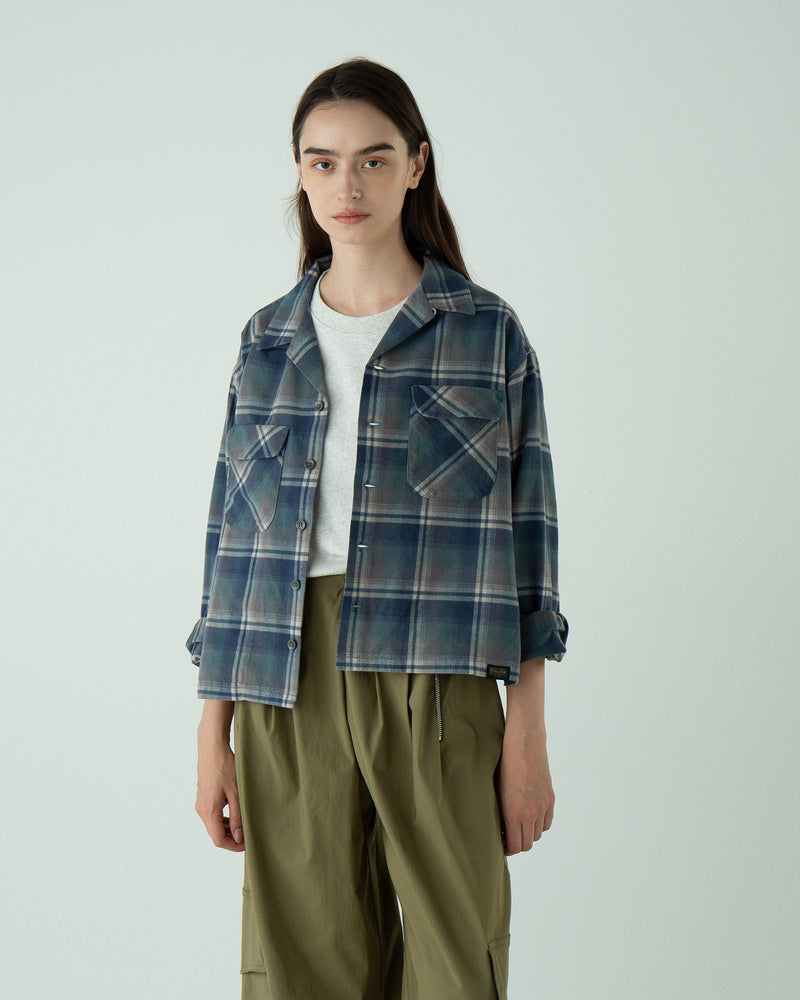 オープンカラーシャツ【レディース専用サイズ】