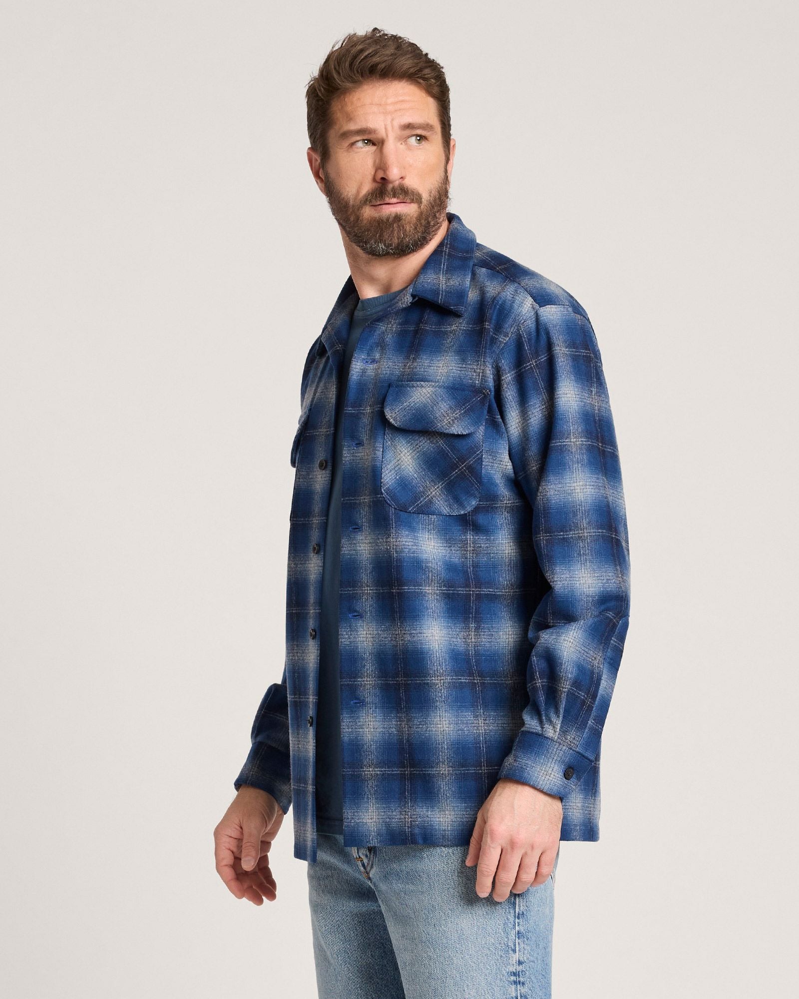 PENDLETON ボードシャツ ウール ネルシャツ L ネイビー ボードシャツ – PENDLETON WOOLEN MILLS JAPAN OFFICIAL STORE