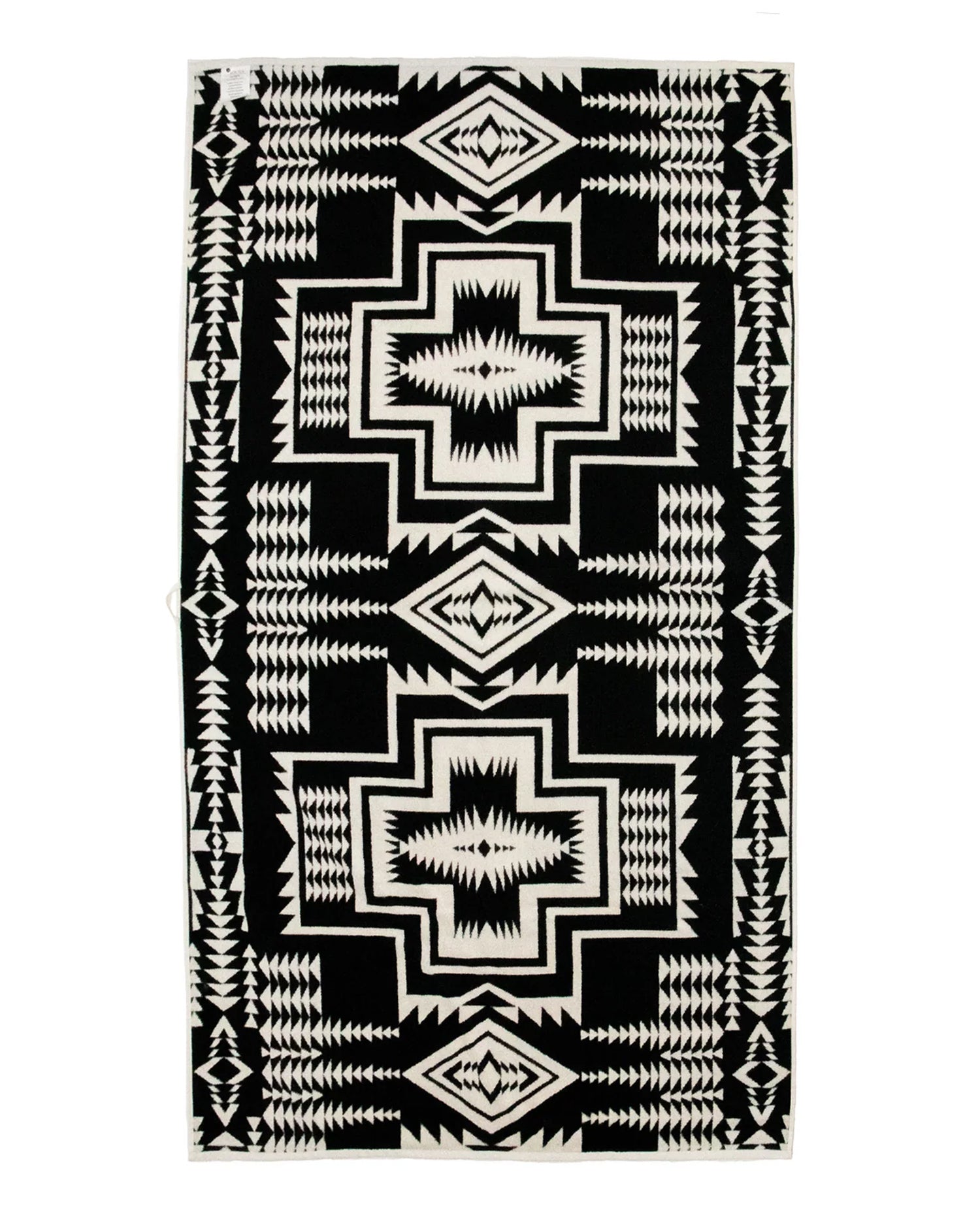 オーバーサイズ ジャガード タオル 日本限定カラー【Harding Star】/ BLACK