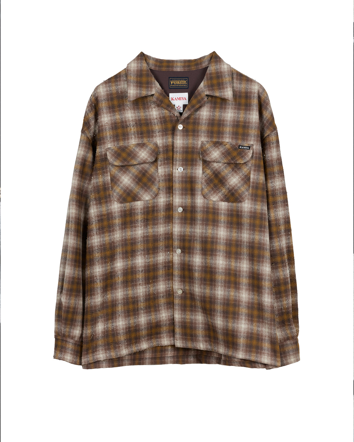KAMIYA x PENDLETON /  Crazy Checked Shirt