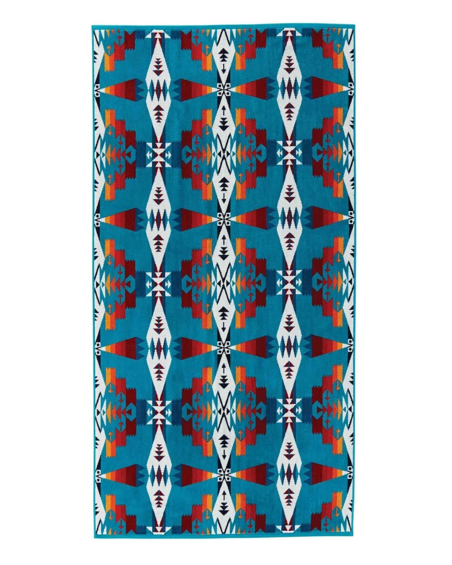 オーバーサイズ ジャガードタオル【Tucson TURQUOISE】