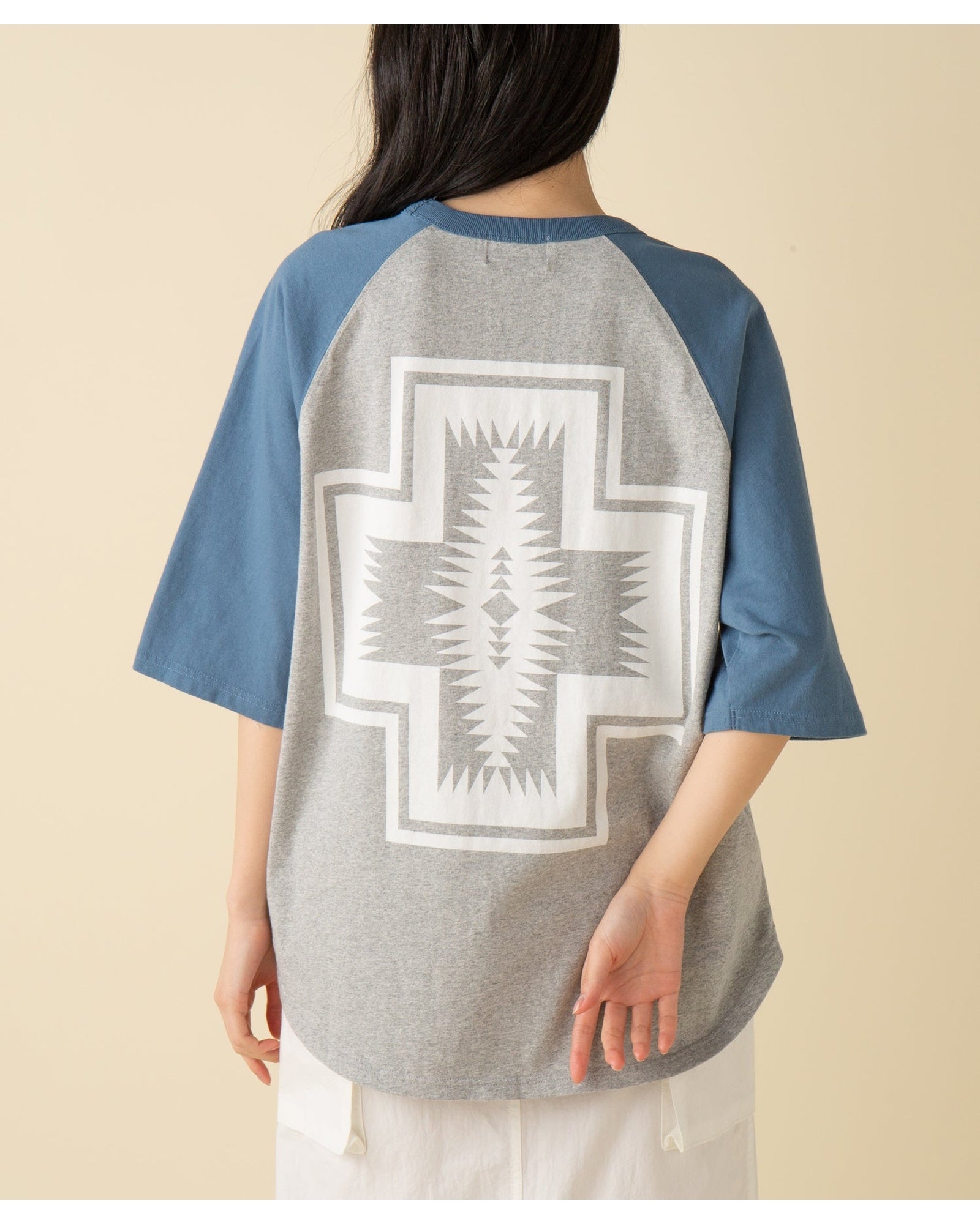 ハーフスリーブベースボールT