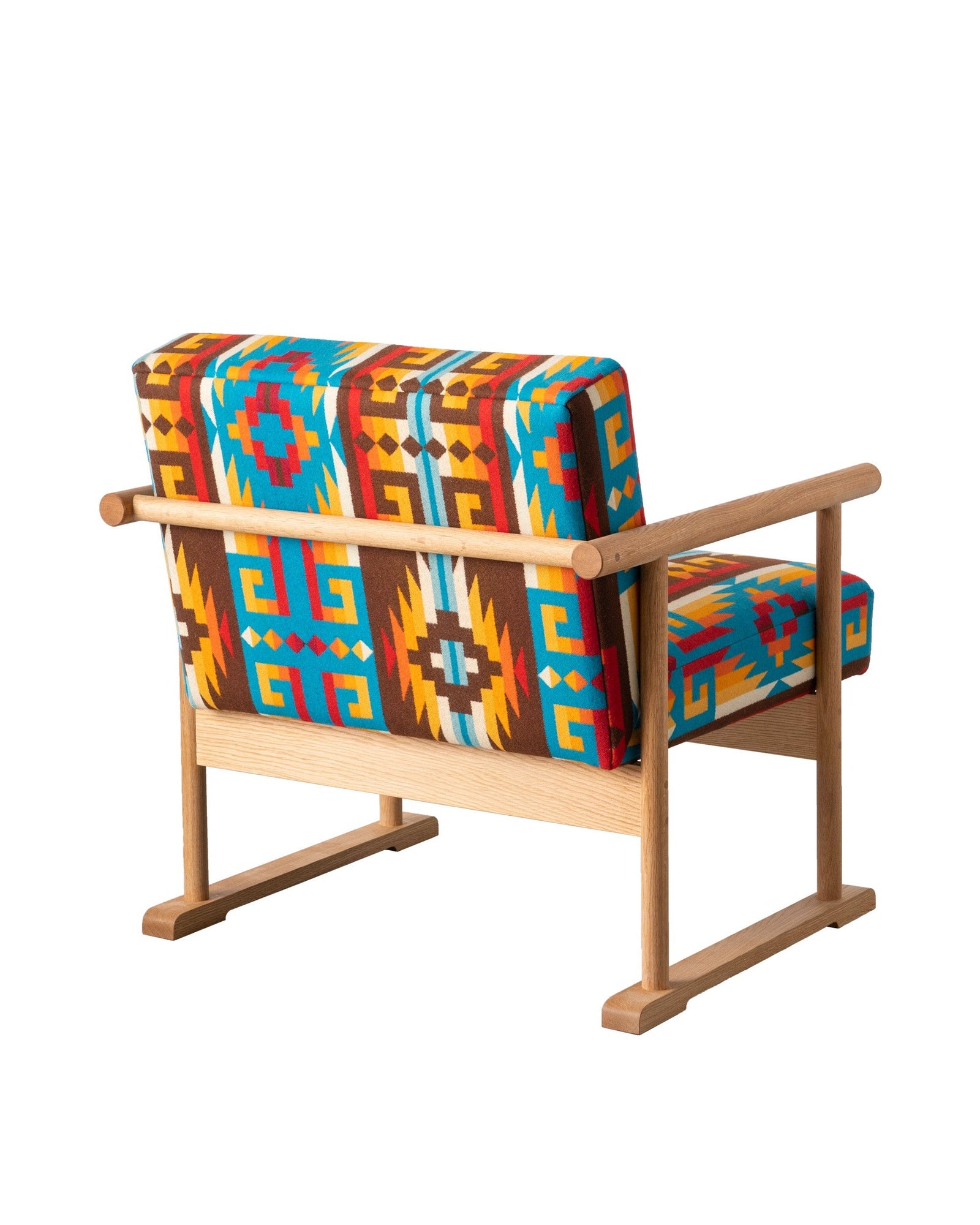 1点モノ／UKヴィンテージ／チッペンデール／1Pソファ／本革／PENDLETON Clog Sofa 1 Fabric by Pendletonx ペンドルトン一人がけソファ